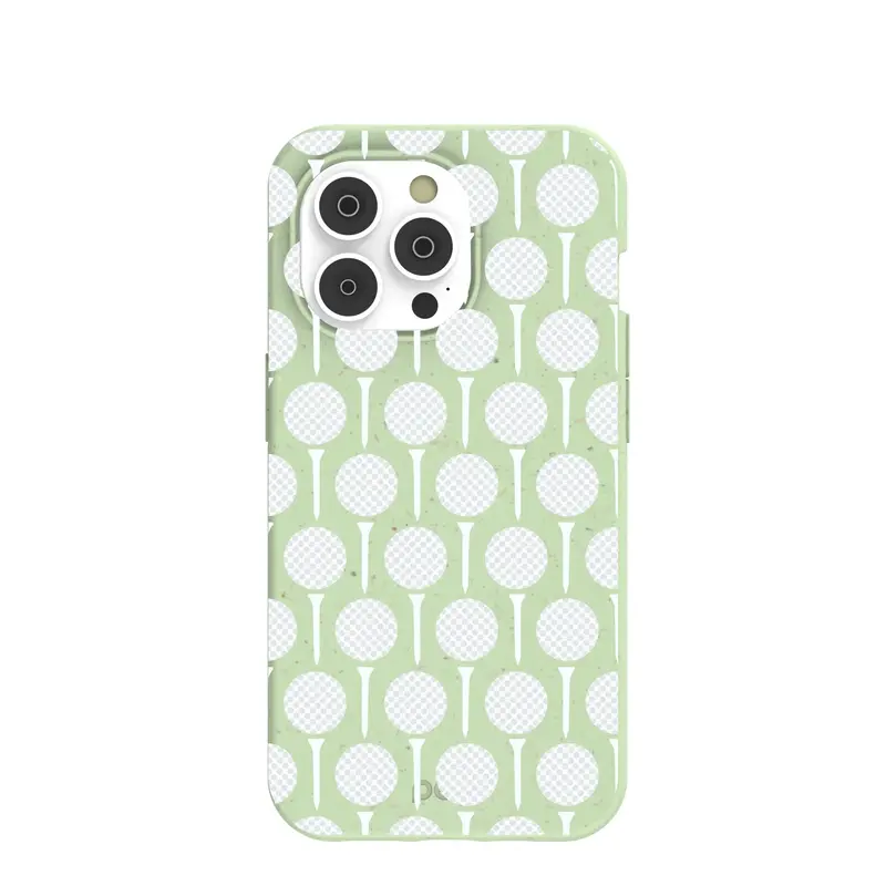 Sage Green Tee Up iPhone 14 Pro Case