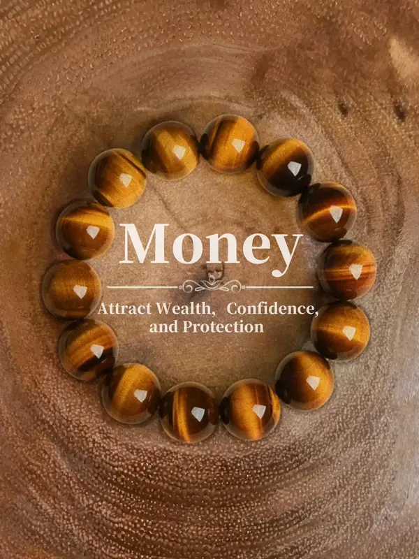 Natural Tiger Eye Stone Beaded Bracelet, Fashionable Jewelry for Women & Men, Trendy All-match & Exquisite Jewelry for Birthd...