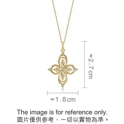 'The Art of Romance' 18K Yellow Gold Diamond Necklace
