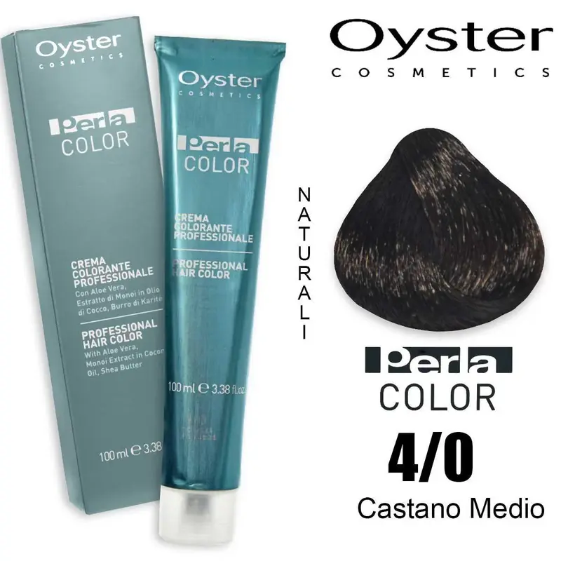 Tinta Per Capelli Oyster Perlacolor 100 Ml 4/0