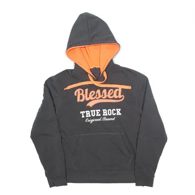 Blessed True Rock Hoodie Grey Pullover Womens XL