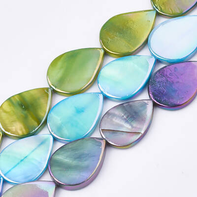 AB Color Freshwater Shell Beads Strands