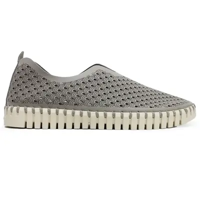 Ilse Jacobsen Tulip 3275 Textile Women's Slip On Shoes - Atmosphere - Size:US 8 Women