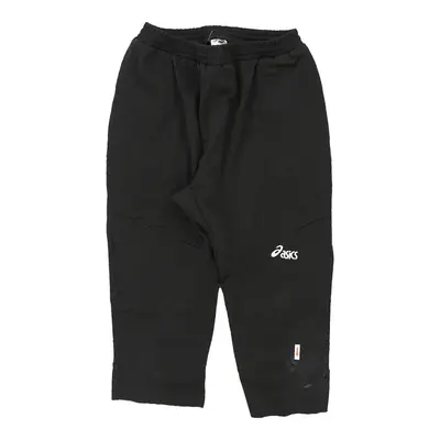 Asics Cropped Joggers - XL Black Cotton
