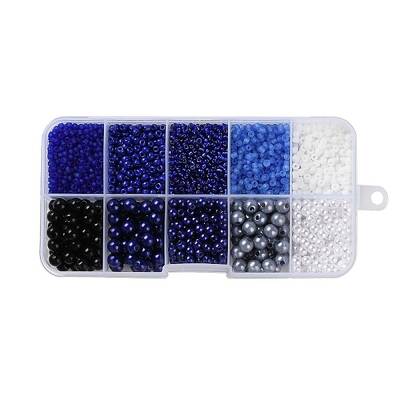 DIY 10 Grids ABS Plastic & Glass Seed Beads Jewelry Making Finding Beads Kits