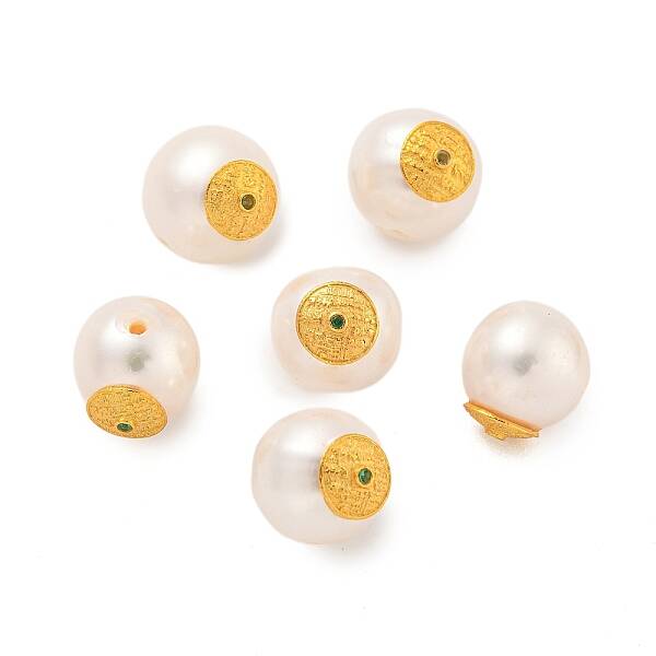 Round Natural Freshwater Pearl Beads
