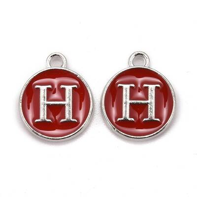 Platinum Plated Alloy Enamel Charms