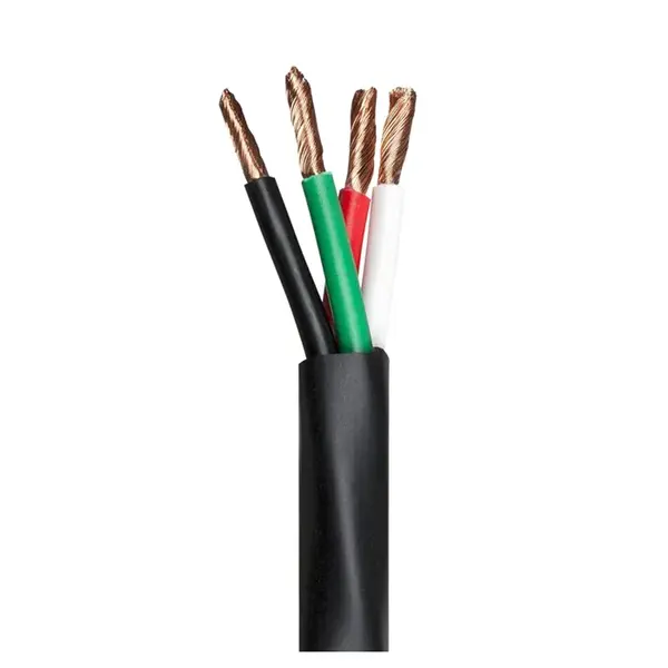 13726 Monoprice Speaker Wire CMP Rated 4-Conductor 16AWG 100ft Black