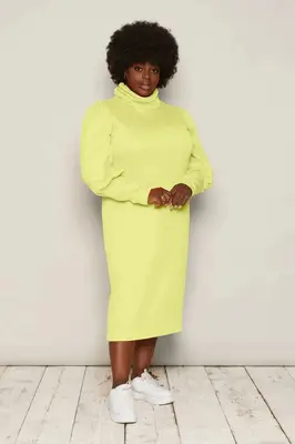 Brynja Dress (Yellow) | size: 6XL