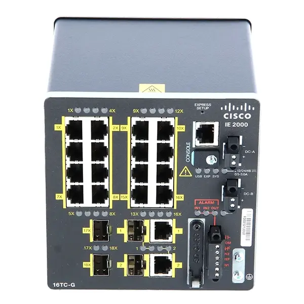 IE-2000-16TC-G-E Cisco IE-2000-16TC-G 18-Port + 4-Port SFP L2 Switch