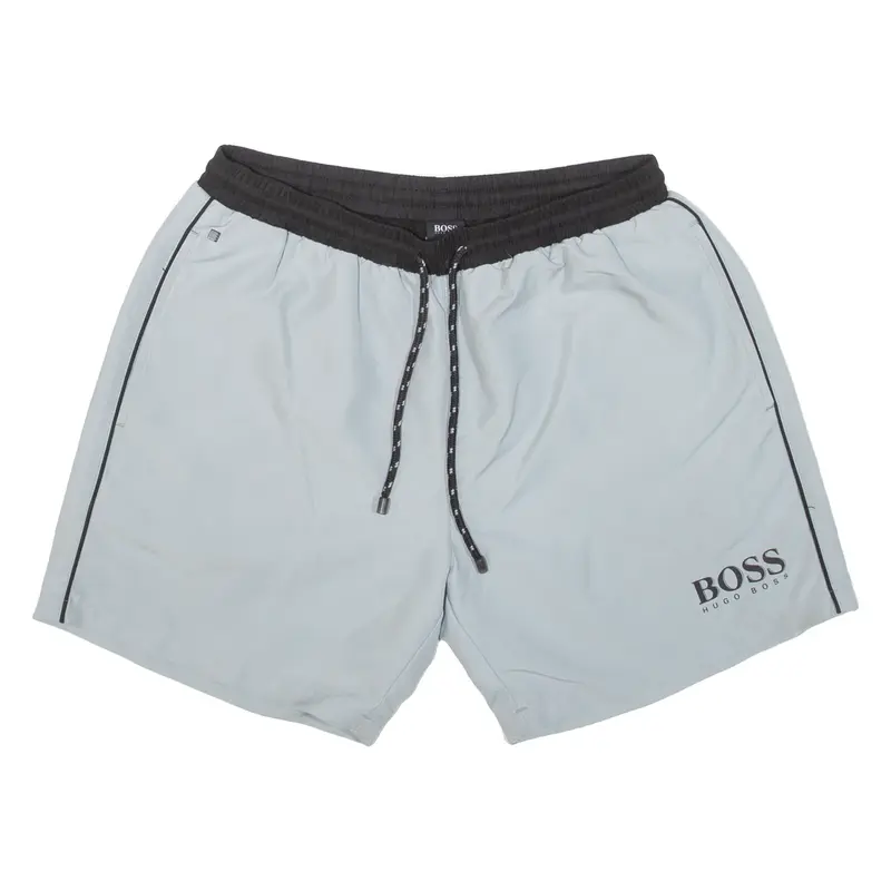 BOSS Mens Swimming Shorts Grey S W28