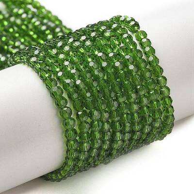 Transparent Glass Beads Strands