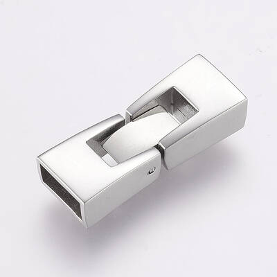 Tarnish Resistant 304 Stainless Steel Fold Over Clasps