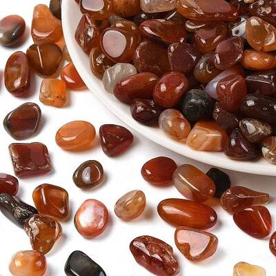 Dyed & Heated Natural Agate Beads