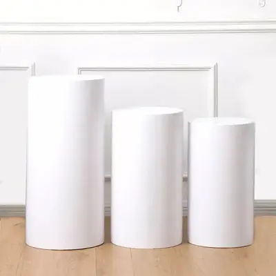 Aperturee Bling Bling Solid Color Stretchy Spandex Cylinder Cover