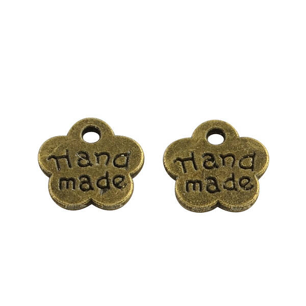 Tibetan Style Alloy Flower Charms