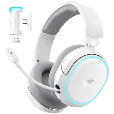 Picun G2 Gaming Headset Version 5.3 7.1 Surround Sound 5ms Low Latency ENC Microphone for PC PS4 PS5 for PC Laptop