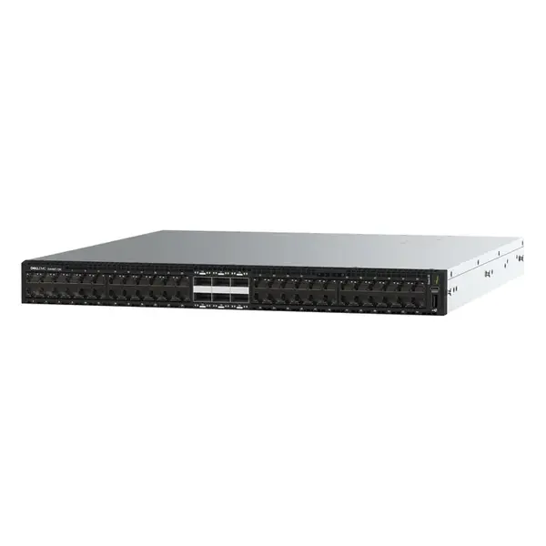 Dell S4148T-ONF | PowerSwitch S4100-ON Series S4148T-ON 48 x 10GbE RJ-45 and 2 x 40GbE QSFP+ 4 x 100GbE QSFP28 Ports 2 x AC P...