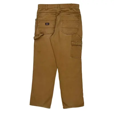 Dickies Double Knee Carpenter Trousers - 34W 30L Brown Cotton | Size: 34″ waist
