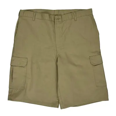 Dickies Cargo Shorts - 40? Waist Beige Cotton Blend