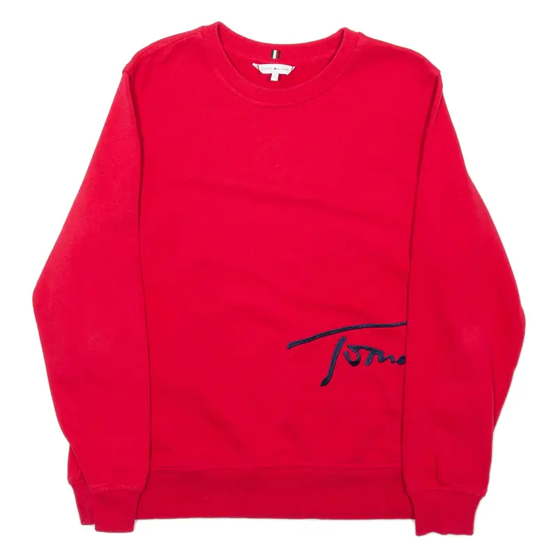 TOMMY HILFIGER Mens Sweatshirt Red S