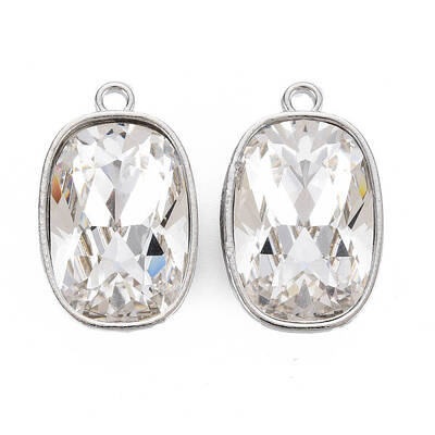 Faceted Glass Pendants