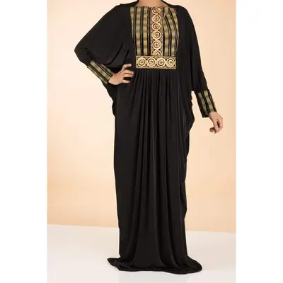 embroidery Butterfly Abaya