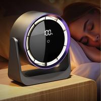 USB Rechargeable Air Circulation Fan, Portable Desktop Fan with LED Display, Silent Small Fan for Home Office Bedroom