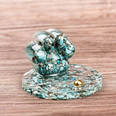 Resin Paw Print Mobile Phone Holder