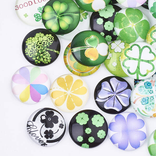 Flatback Glass Cabochons for DIY Projects