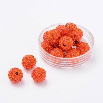 Pave Disco Ball Beads