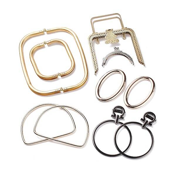 (Defective Closeout Sale: Scratch) Alloy & Iron Metal Bag Handles