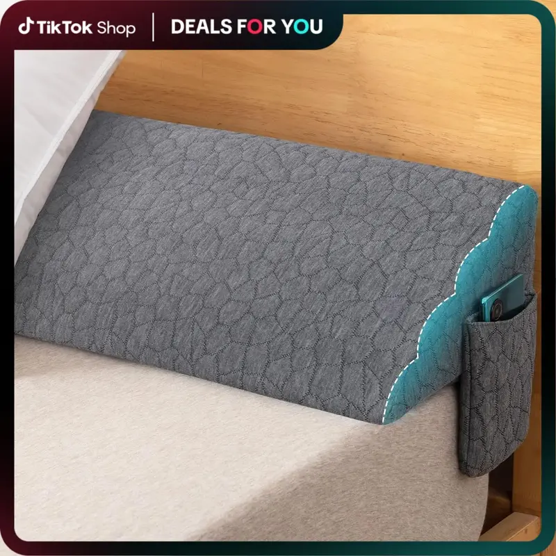 【DealsforYouDays】Bed Wedge Pillow Headboard Pillow Mattress Wedge Triangle Pillow Reading Pillow for Sleeping Long Bolste...