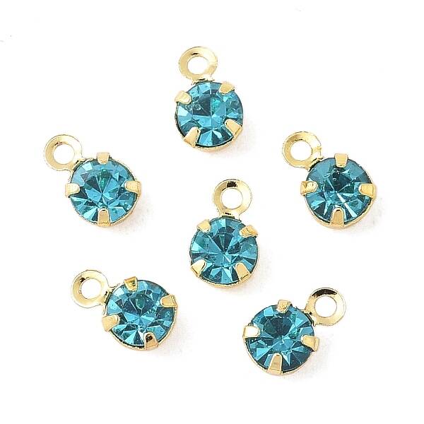 Brass Glass Charms