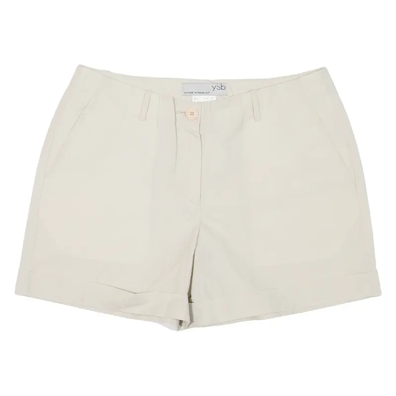 YSB Womens Casual Shorts Beige S W28