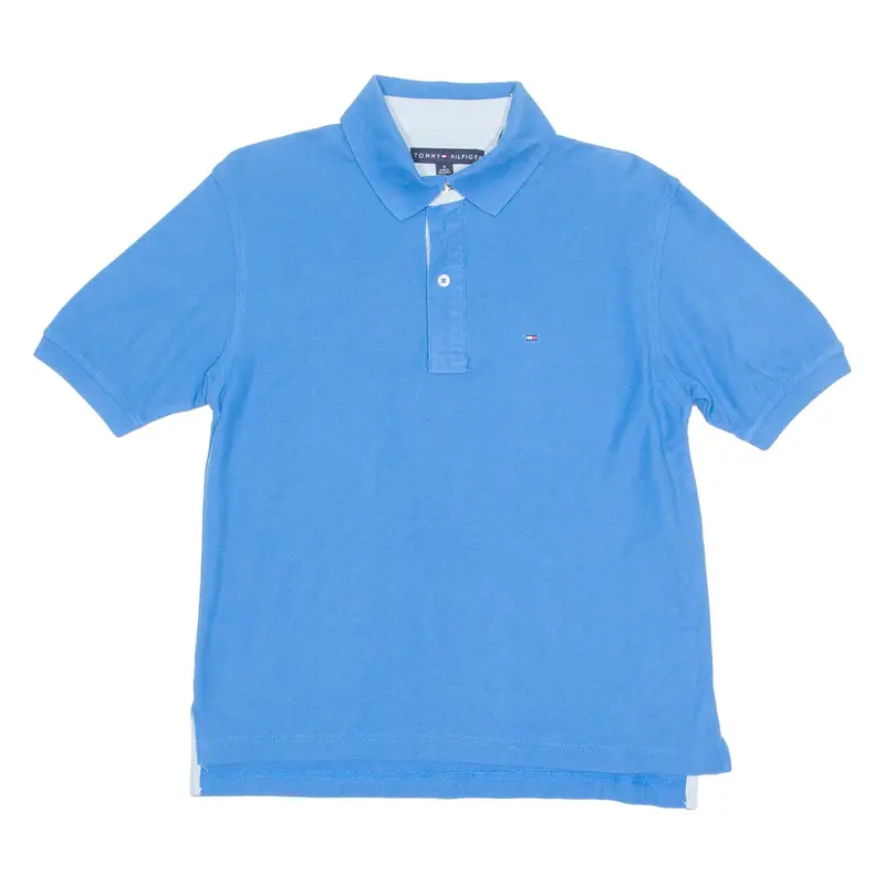 TOMMY HILFIGER Mens Polo Shirt Blue S