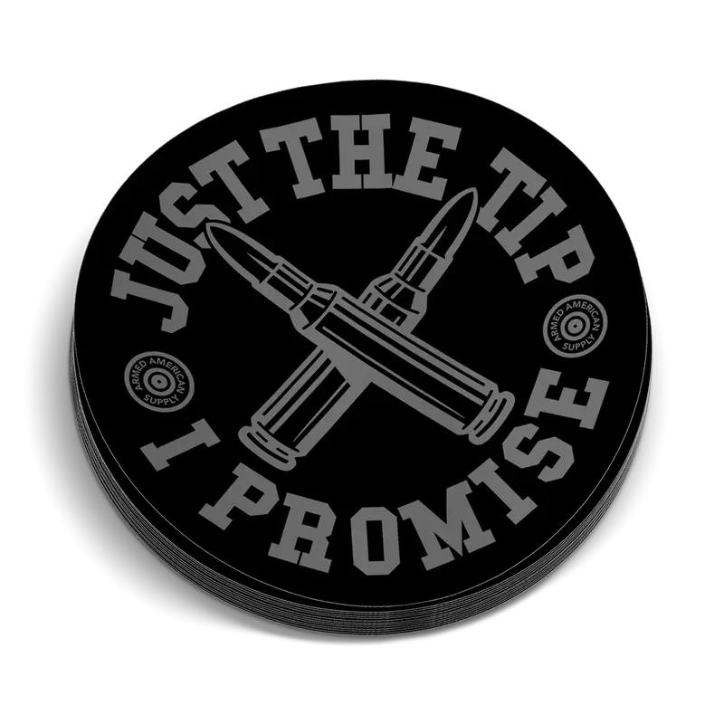 Just The Tip Hard Hat Decal