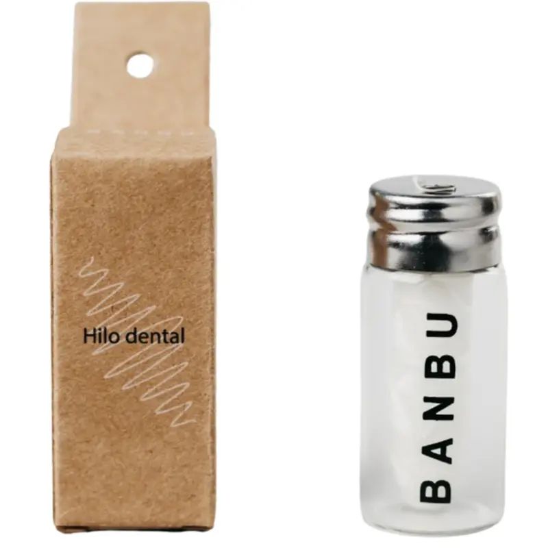 Banbu Dental Floss Glass Container