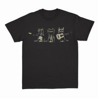 Unisex Raccoon Graphic Cotton T-Shirt for Men Menswear Soft