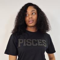 T-Shirt: Zodiac and Astrology Puff Print Unisex T-Shirts