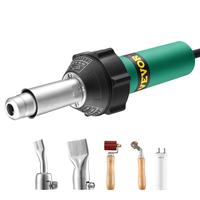 VEVOR Hot Air Plastic Welder, 1600W Hot Air Torch Pistol, 122-1112℉ PVC TPO Vinyl Heat Gun Welding Torch, Plastic Welding R...