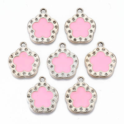 UV Plating Acrylic Pendant Rhinestone Settings