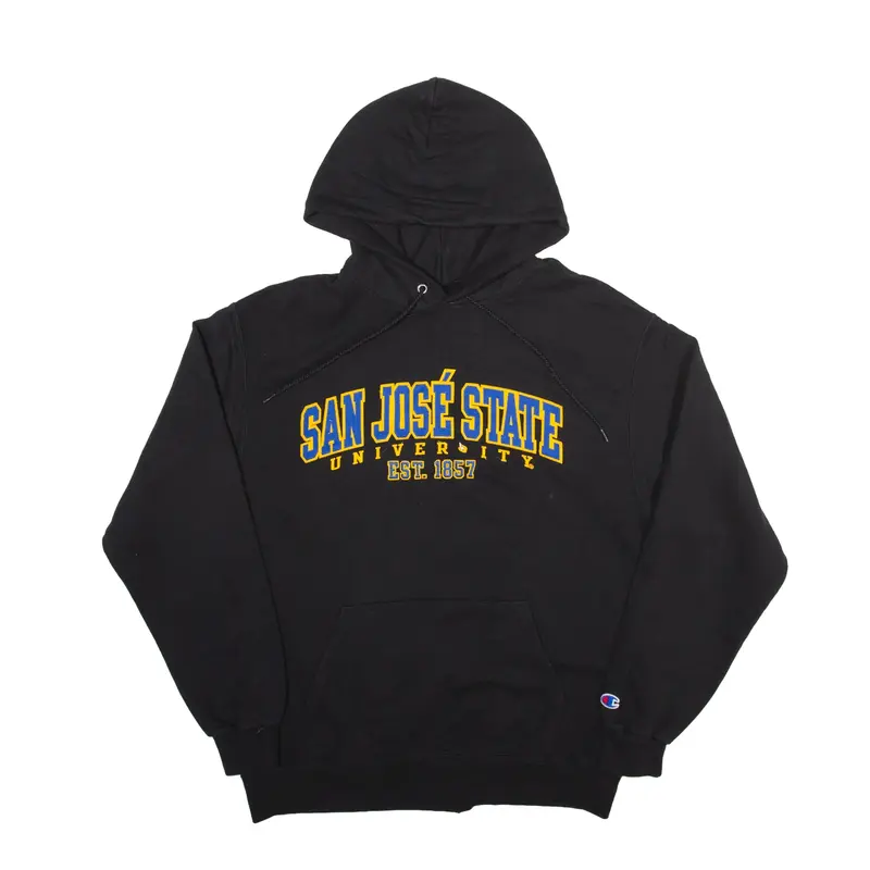 San Jose State University USA Hoodie Black Pullover Mens L