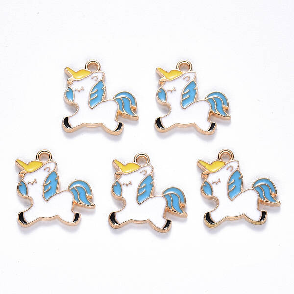 Alloy Enamel Pendants