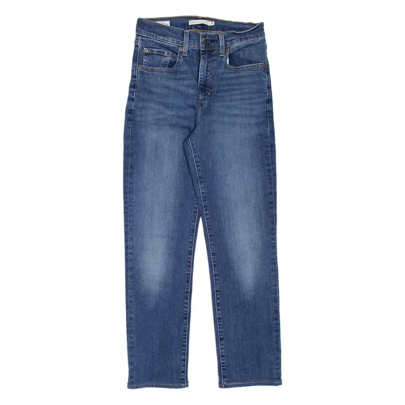 LEVI'S 724 BIG E High Rise Womens Jeans Blue Regular Straight W25 L25
