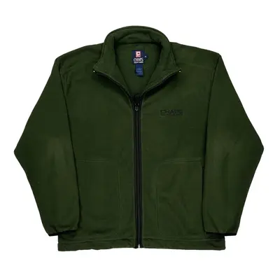 Chaps Ralph Lauren Fleece Jacket - Medium Green Polyester
