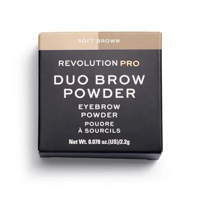 Makeup Revolution REVOLUTION PRO Vegan eyebrow powder brown soft 22g