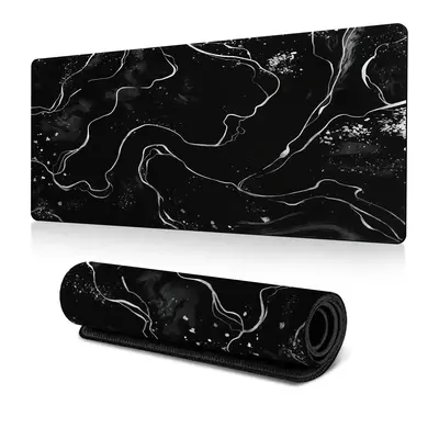 Ultra Large Gaming Mouse Pad, Solid Color Abstract Line Print Computer Keyboard Mousepad, PC Gamer Laptop Desk Mat for Home &...