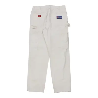 Dickies Carpenter Trousers - 36W 33L White Cotton