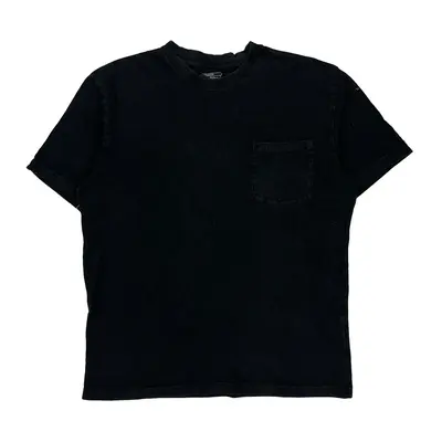 Dickies T-Shirt - Large Black Cotton